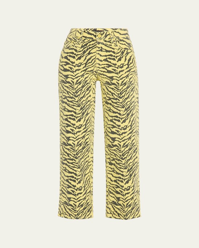 The Mid-Rise Zip Rambler Ankle Jeans